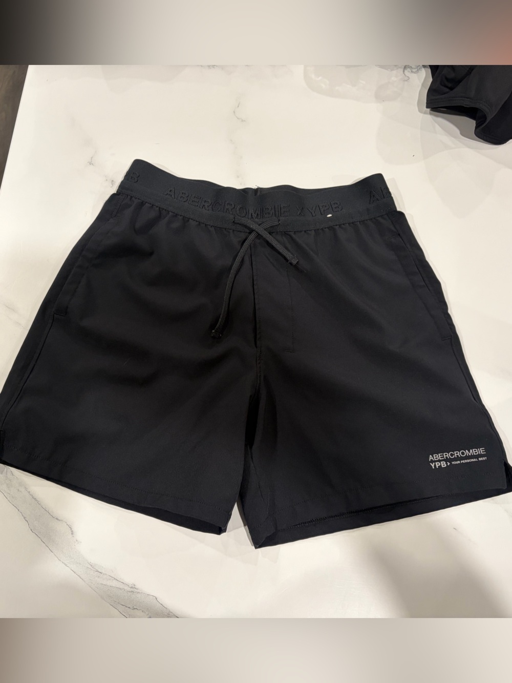 Abercrombie & Fitch Black Men’s Athletic Training Shorts
